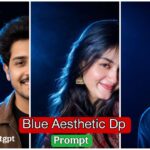 Blue Aesthetic DP  instagram Tranding chat Gpt viral prompt Photo Editing
