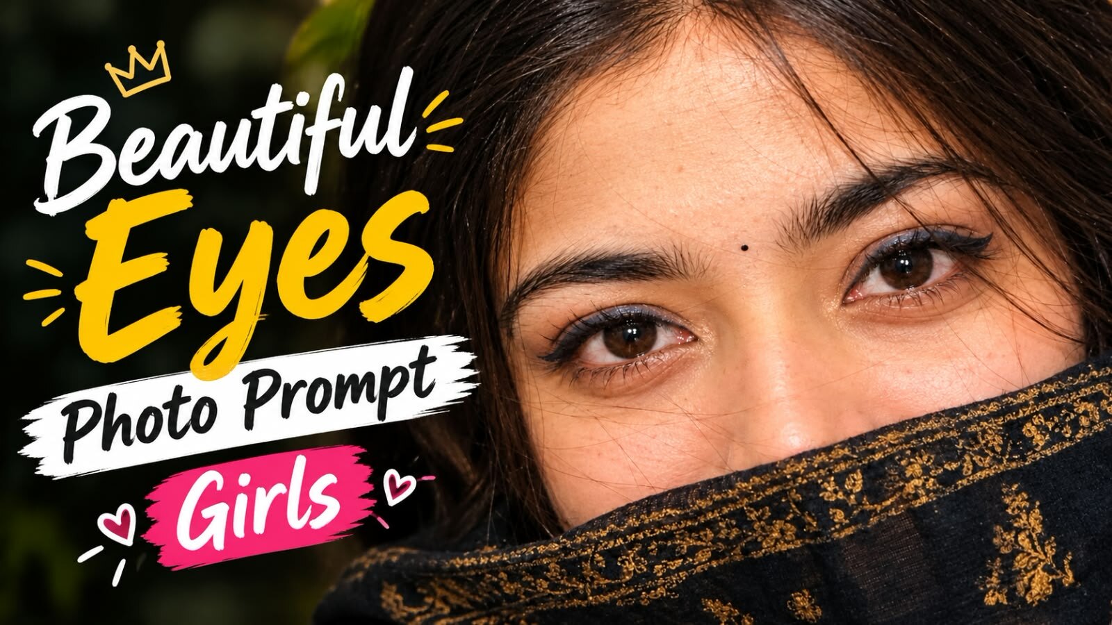 Beautiful Eyes Photo Prompt for girls thumbnail